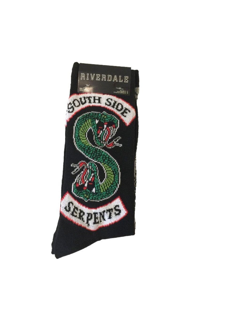 Riverdale South Side Serpents Men's Crew Socks Size 6-12 Set of 2